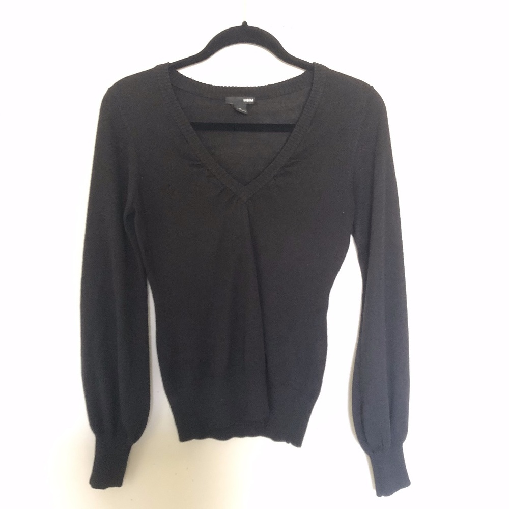 Black V-Neck H&M Sweater